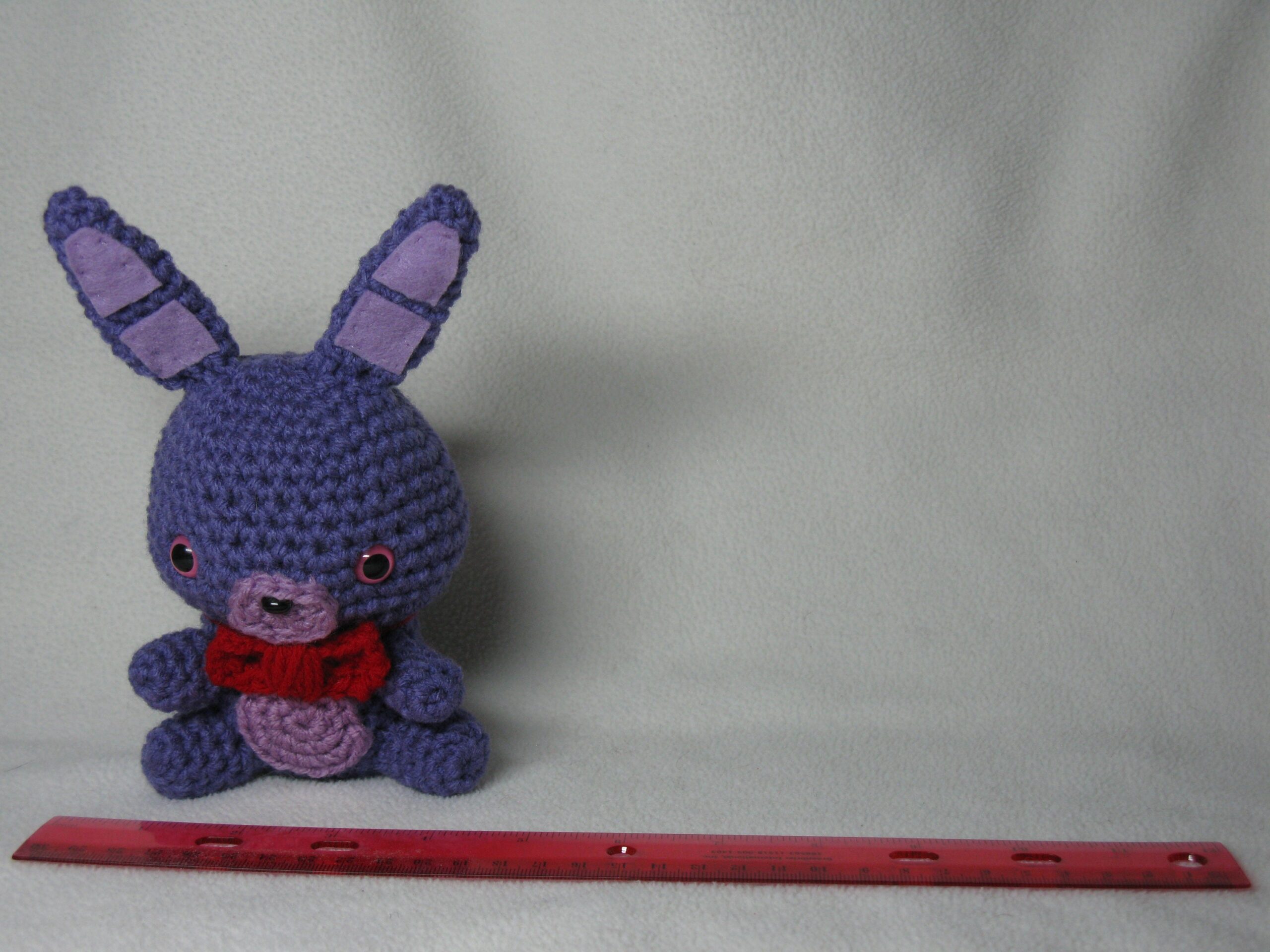 Chibi Bonnie amigurumi plush - choose pink or black eyes - Image 5