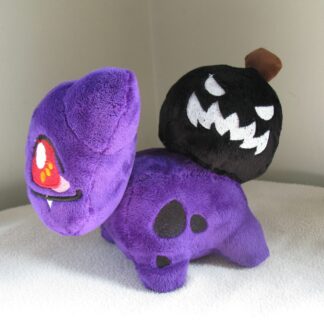 Halloween pumpkin jack o lantern Bulbasaur handmade plush